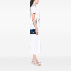 Chanel Bicolor Quilted Lambskin Elegant CC Flap Wallet on Chain