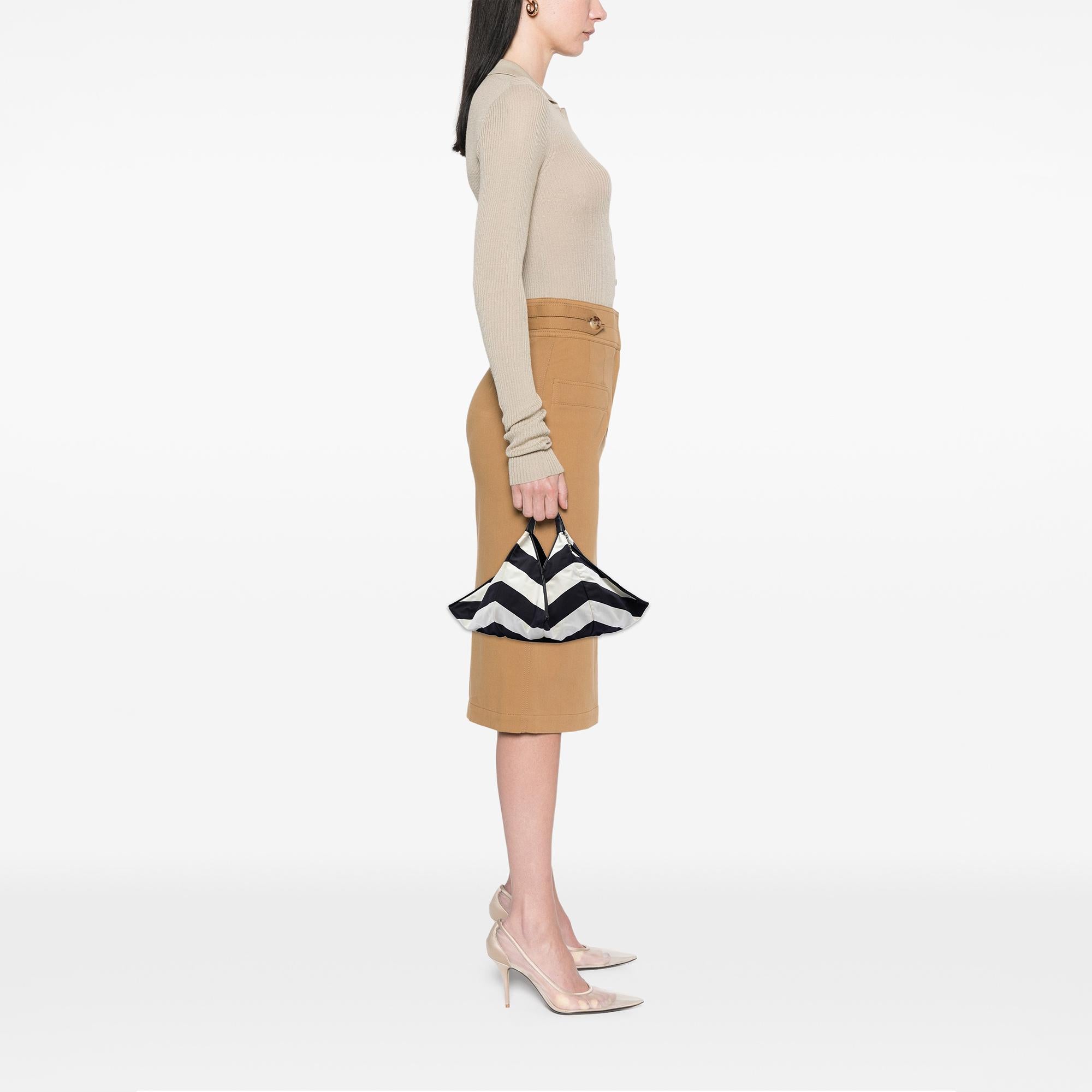 Chanel CC Canvas Stripe Tote