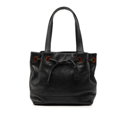 Chanel CC Caviar Drawstring Tote