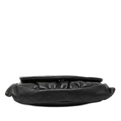 Chanel CC Caviar Half Moon Wallet on Chain