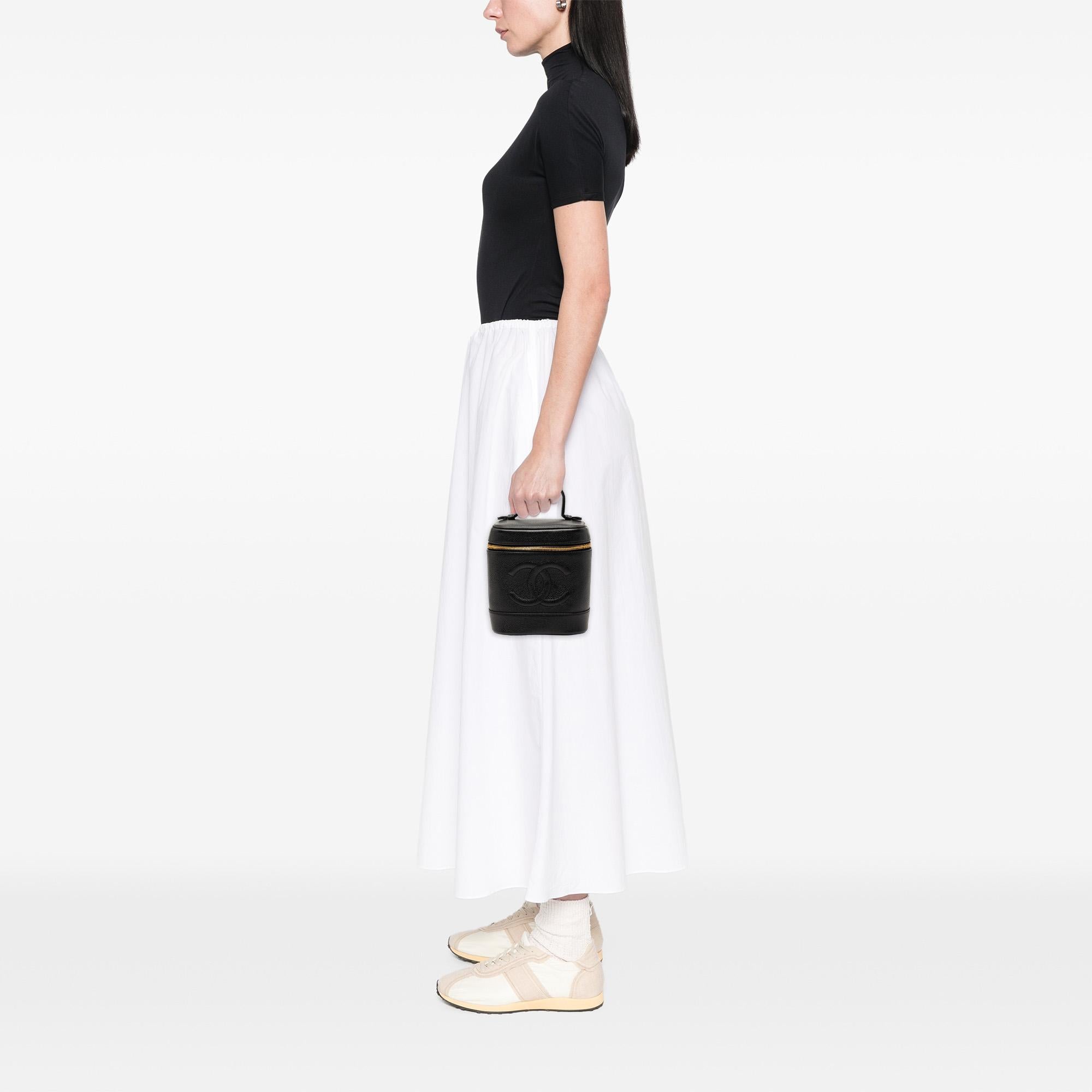 Chanel CC Caviar Vanity Bag