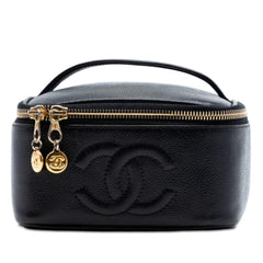 Chanel CC Caviar Vanity Case