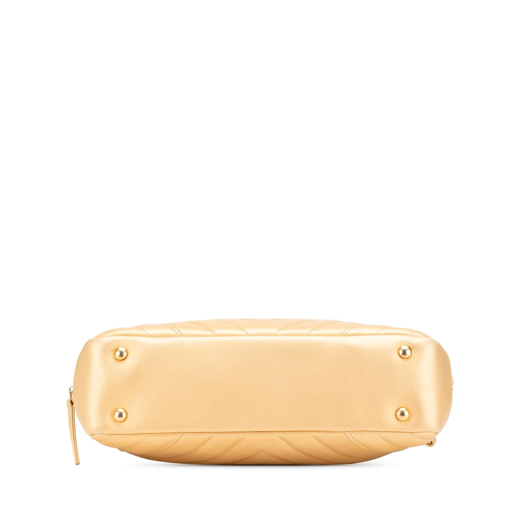 Chanel CC Chevron Lambskin Camera Shoulder Bag