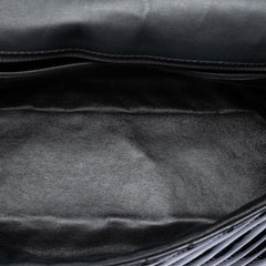 Chanel CC Chevron Patent Accordion Flap