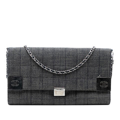 Chanel CC Chocolate Bar Denim Flap