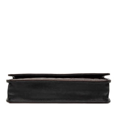 Chanel CC Embossed Patent Camellia Wallet On Chain