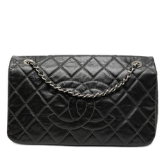 Chanel CC Glazed Quilted Calfskin Single Flap