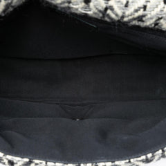 Chanel CC Herringbone Tweed Flap