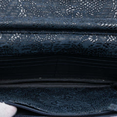 Chanel CC Lace Overlay Goatskin Wallet On Chain