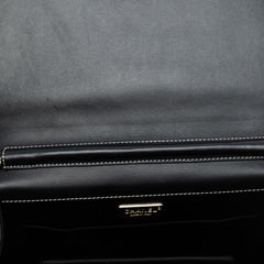 Chanel CC Lambskin Embroidered Clutch With Chain