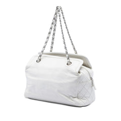 Chanel CC Lambskin Frame Tote