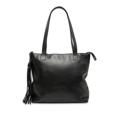 Chanel CC Lambskin Tassel Tote