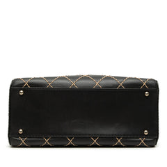 Chanel CC Lambskin Wild Stitch Handbag