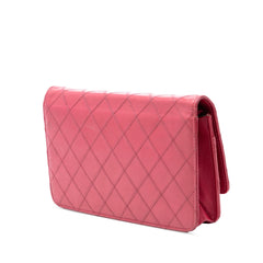 Chanel CC Lambskin Wild Stitch Wallet on Chain