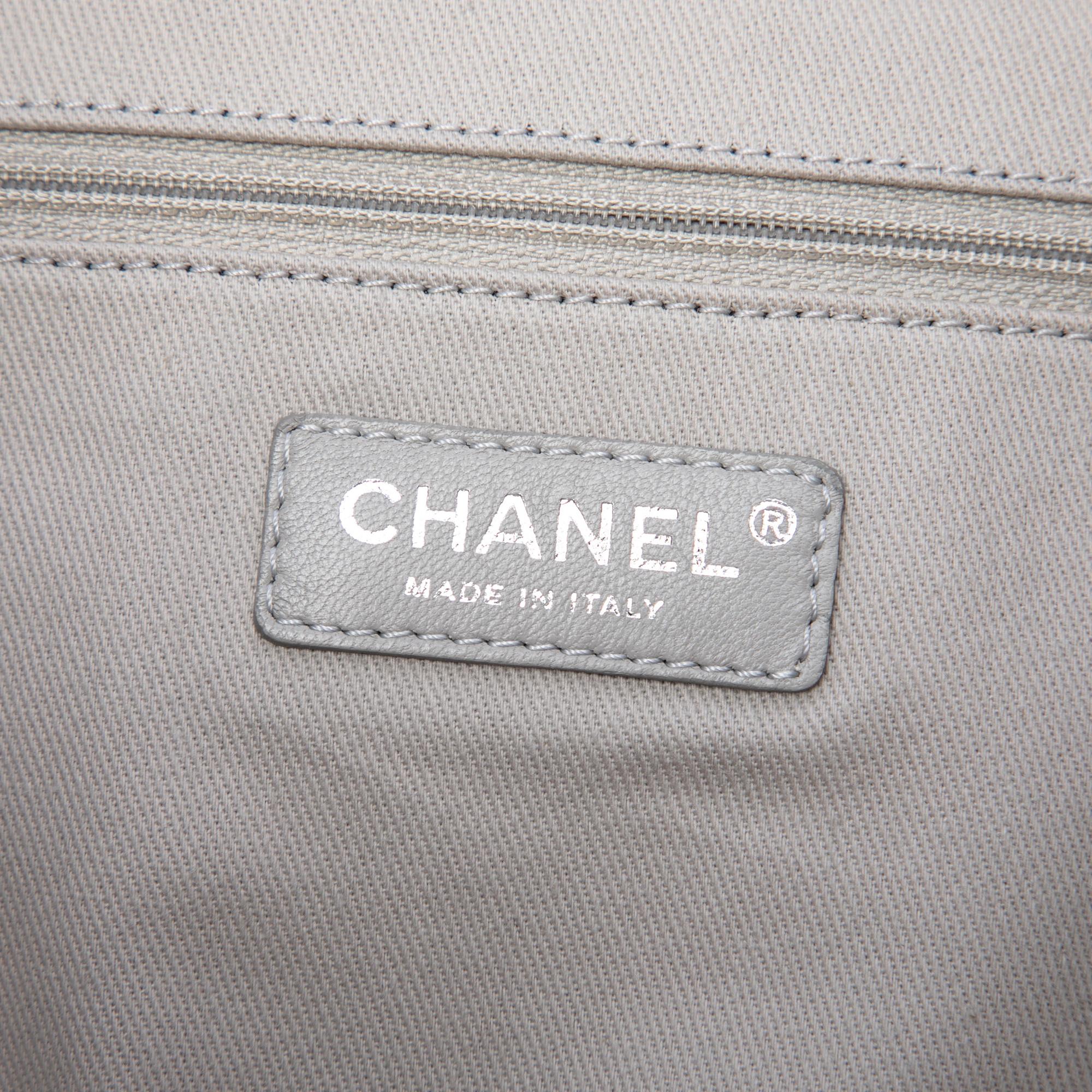 Chanel CC Perforated Leather Tote