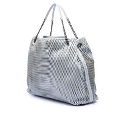 Chanel CC Perforated Leather Tote