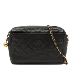 Chanel CC Quilted Caviar Chain Camera Bag