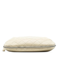 Chanel CC Quilted Caviar Expandable Tote