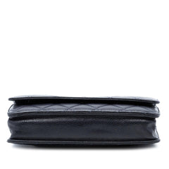 Chanel CC Quilted Caviar Wallet on Chain