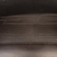 Chanel CC Quilted Crinkled Patent Wallet On Chain