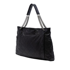 Chanel CC Quilted Lambskin Chain Shopping Tote