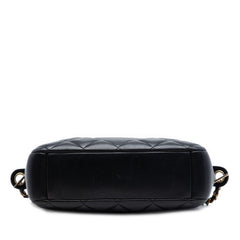 Chanel CC Quilted Lambskin Diamond Camera Bag