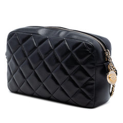 Chanel CC Quilted Lambskin Diamond Camera Bag