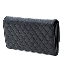 Chanel CC Quilted Lambskin East West Wallet on Chain