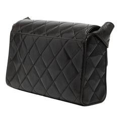 Chanel CC Quilted Lambskin Flap Crossbody