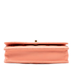 Chanel CC Quilted Lambskin Pearl Crush Wallet On Chain