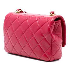 Chanel CC Quilted Lambskin Single Flap