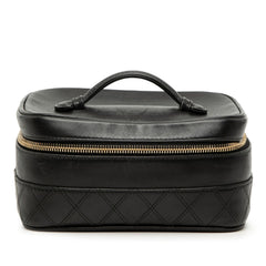 Chanel CC Quilted Lambskin Vanity Bag
