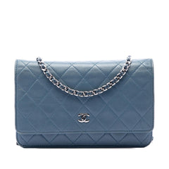 Chanel CC Quilted Lambskin Wallet On Chain