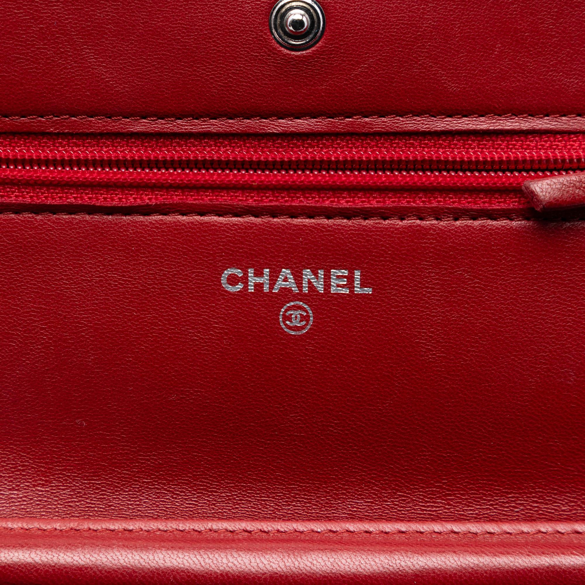 Chanel CC Quilted Lambskin Wallet on Chain