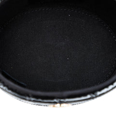 Chanel CC Quilted Patent Vanity Case with Chain