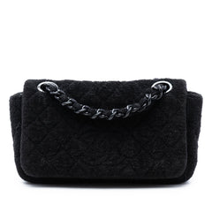 Chanel CC Quilted Terry Cloth Flap