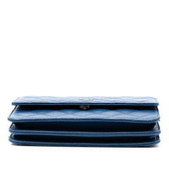 Chanel CC Square Quilted Lambskin Wallet on Chain