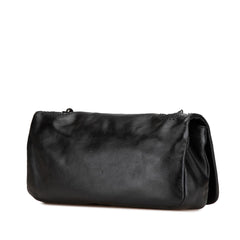 Chanel CC Studded Lambskin East West Flap