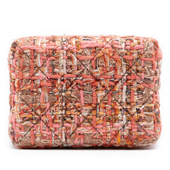 Chanel CC Tweed Chain Vertical Box Crossbody
