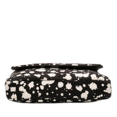 Chanel CC Tweed Paint Splatter Flap