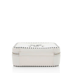 Chanel Caviar Leather CC Filigree Medium Vanity Case