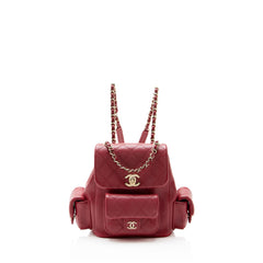 Chanel Caviar Leather Cargo Duma Small Backpack