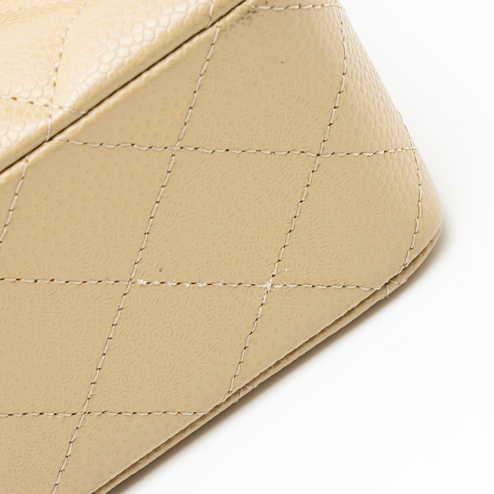 Chanel Caviar Leather Classic Medium Double Flap Bag