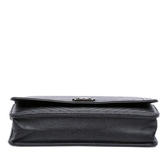 Chanel Chevron Lambskin Boy Wallet on Chain