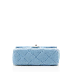 Chanel Denim Sweet Heart Square Mini Flap