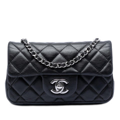 Chanel Extra Mini Rectangular Quilted Lambskin Flap
