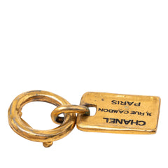 Chanel Gold Plated Rue Cambon Tag Brooch
