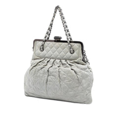 Chanel Iridescent Calfskin Chic Quilt Frame Satchel