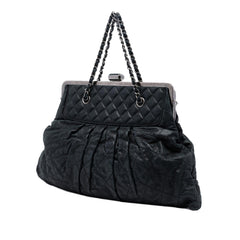 Chanel Iridescent Quilted Calfskin Chic Frame Satchel