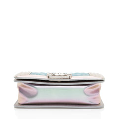 Chanel Iridescent Quilted PVC Calfskin Small Boy Bag